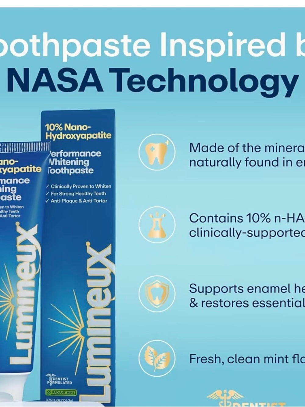 Performance Whitening Toothpaste - Blue - Picture 2 of 9